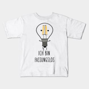 Funny lightbulb without socket Kids T-Shirt